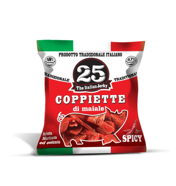 Coppiette di maiale tradizione gr 25 pz x ct 14 THE ITALIAN JERKY