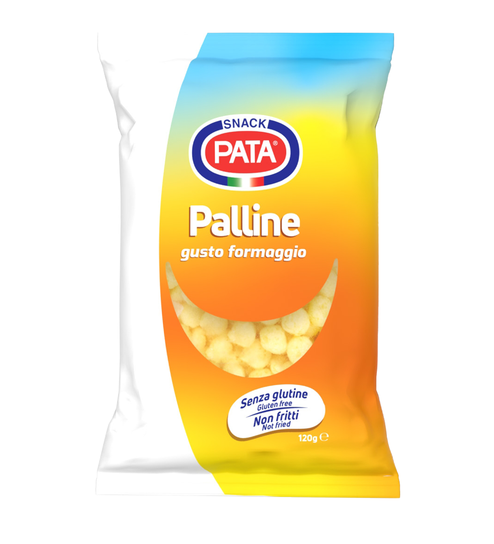 PATA palline al formaggio gr 120 pz x ct 18 PATA