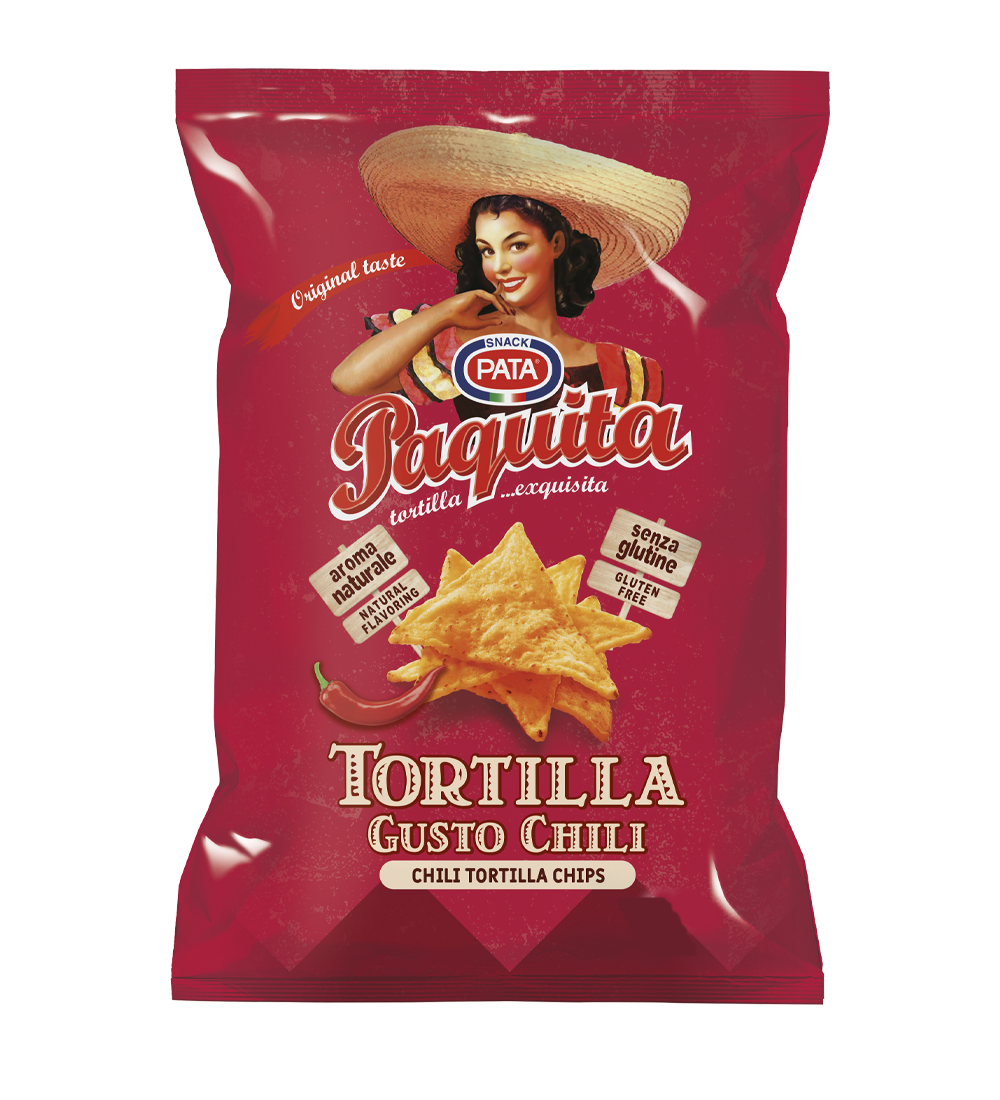 PATA tortilla gusto chili gr 100 pz x ct 18 PATA