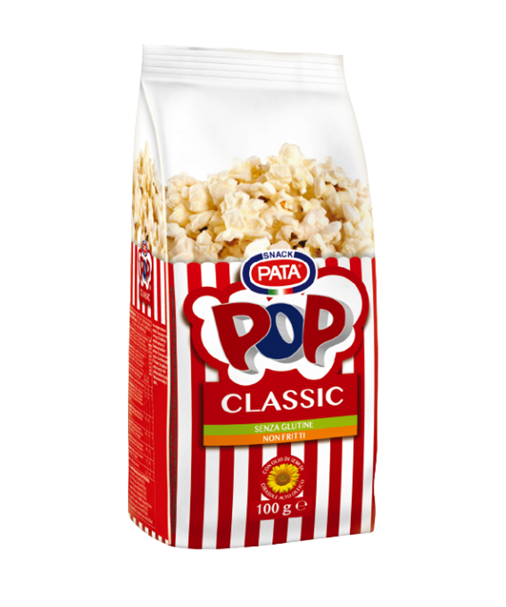 PATA pop corn incartato gr 100 pz x ct 9 PATA