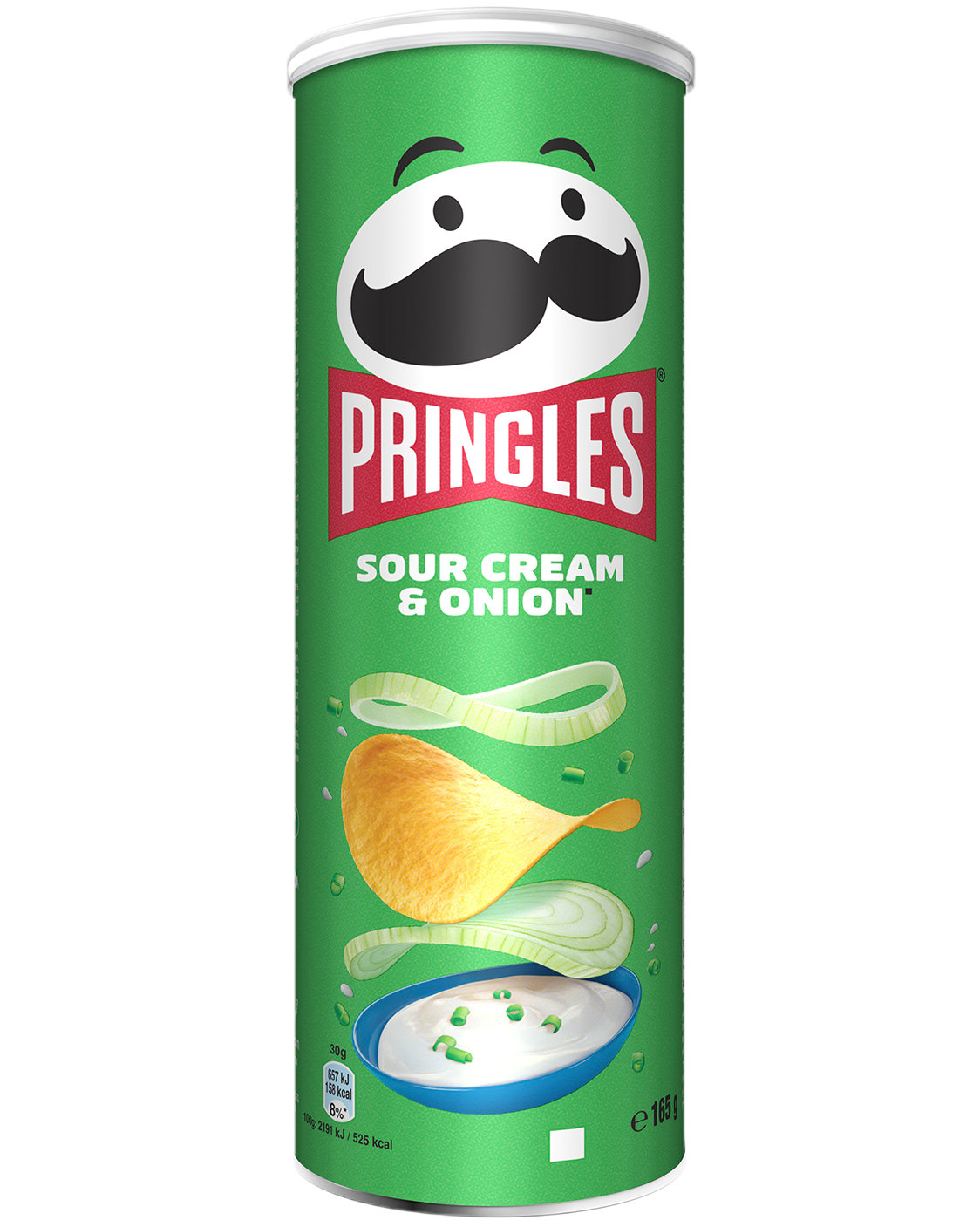 Pringles Sour Cream & Onion gr 175 pz x ct 19 PRINGLES