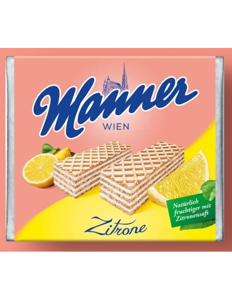 Wafer Limone Manner gr 75 pz x ct 12 MANNER