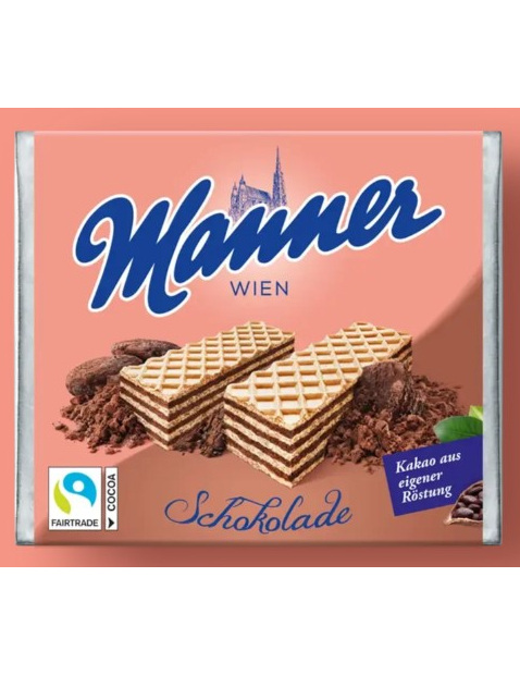 Wafer Cioccolato Manner gr 75 pz x ct 12 MANNER