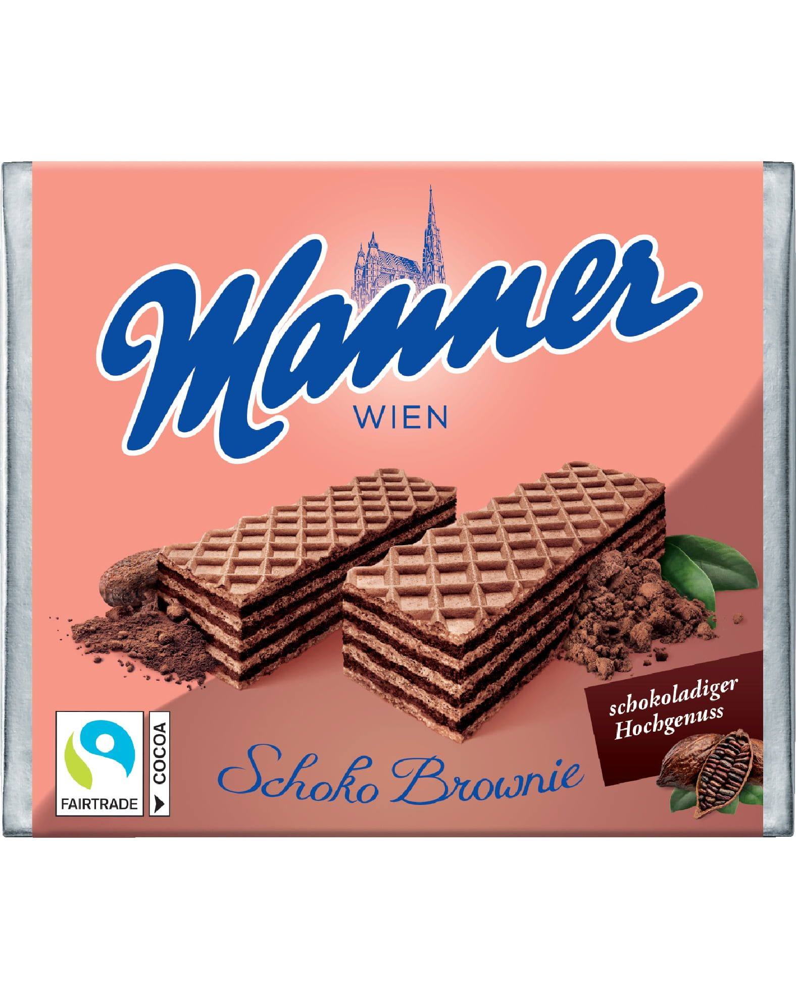 Wafer Brownie Manner gr 75 pz x ct 12 MANNER