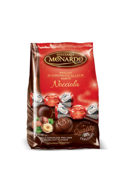 Praline di Cioccolato gusto Nocciola gr 100 pz x ct 20 MONARDO
