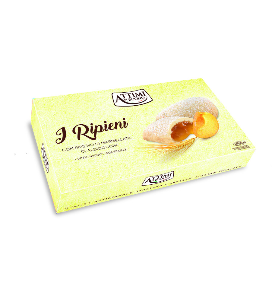 Biscotti ripieni Albicocca Monardo gr 100 pz x ct 12 MONARDO